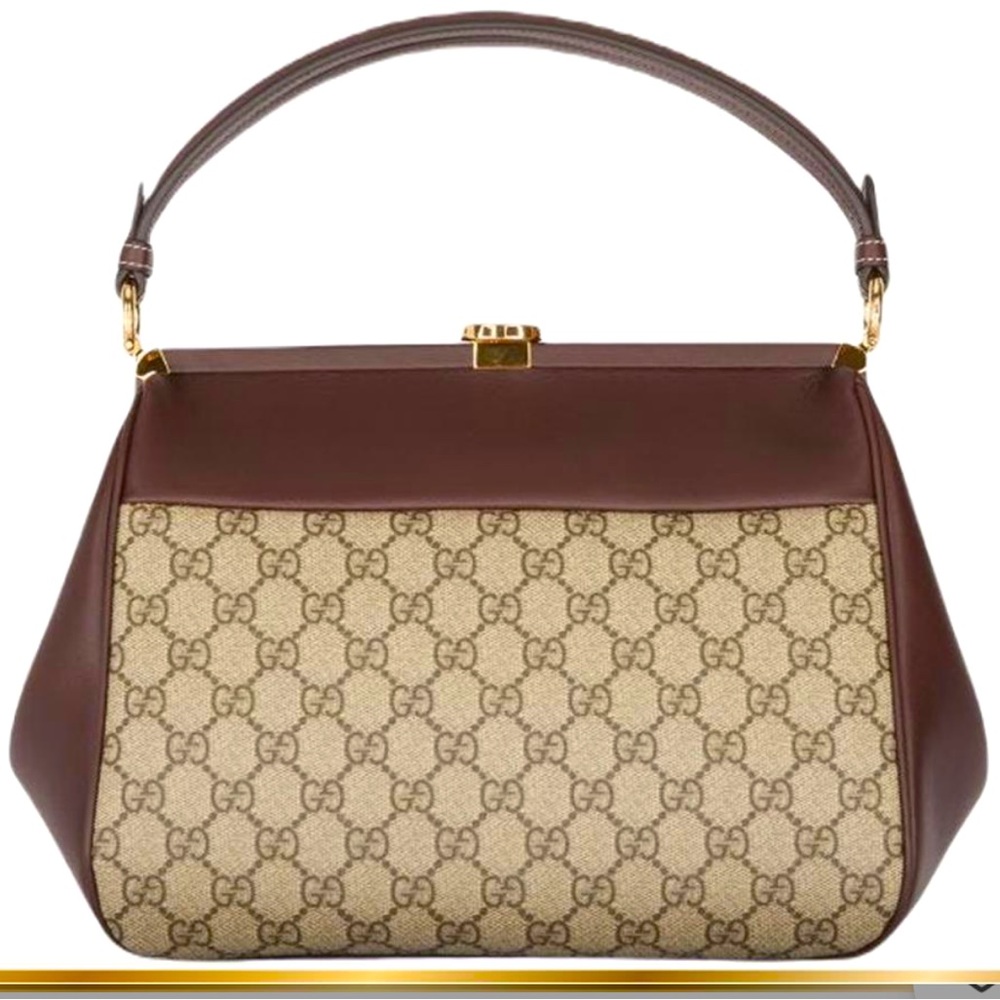 NEW GUCCI GG SHOULDER BAG W/ CHAIN NIIB - Picture 3 of 15